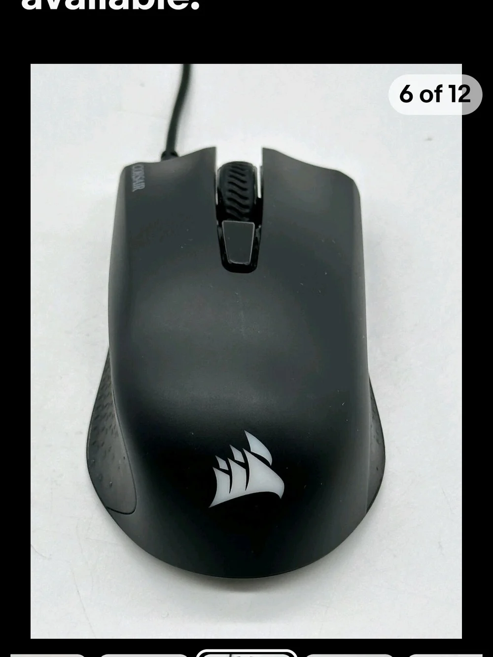 Corsair Harpoon Pro RGB Gaming Mouse Lightweight Design 12000 DPI Optical